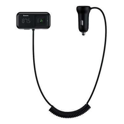 Baseus T typed S-16 wireless MP3 car charger Black CCTM-E01 – Sleviste.cz
