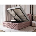 Ami Nábytek Pro Line 15 s úložným prostorem Růžový Velvet – Sleviste.cz