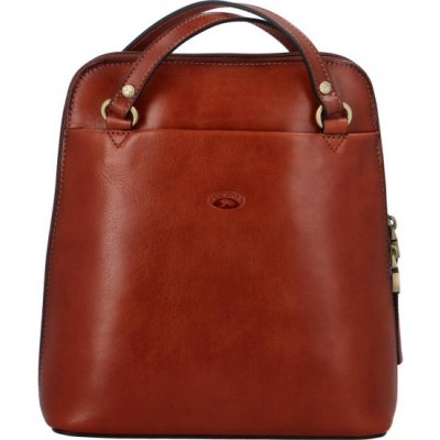 Katana Luxusní kožený kabelko batoh 2 v 1 deluxe hnědý – Zboží Mobilmania