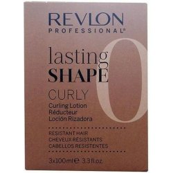 Revlon Lasting Shape Curly Curling Lotion Resistant Hair 0 trvalá ondulace 3 x 100 ml