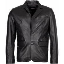 Brixton pánský kožený kabát Neo Mini Černý
