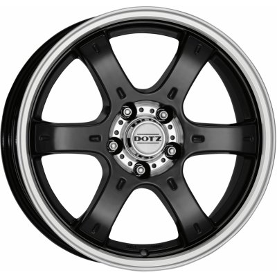 Dotz Crunch 8x17 5x114,3 ET20 black polished – Hledejceny.cz