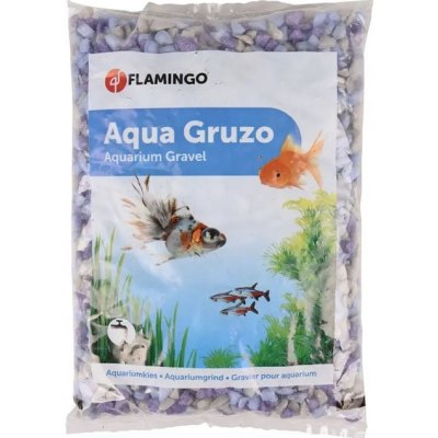 Flamingo Gruzo štěrk fialový/šedý 1 kg – Zboží Mobilmania