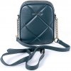 Kabelka David Jones malá dvouoddílová crossbody kabelka 7020 tmavězelená