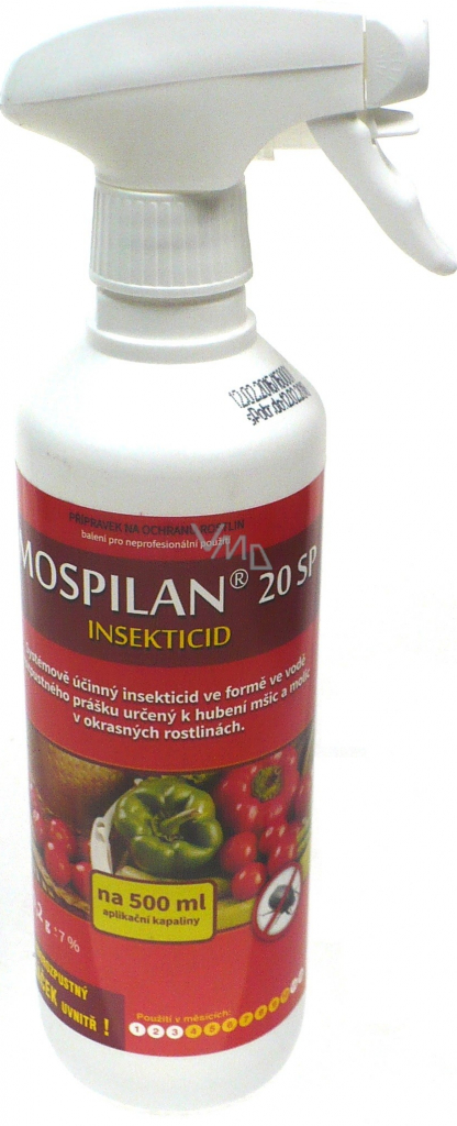 Agro Mospilan 20SP insekticid přípravek na ochranu rostlin rozprašovač 500 ml