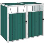 VidaXL Ocelový 143 x 81 x 121 cm zelený – Zboží Mobilmania