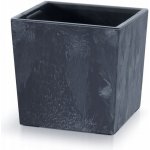 Prosperplast Květináč URBI SQUARE LOW EFFECT 30 cm antracit – Zboží Dáma