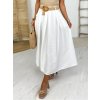 Dámská sukně Fashionweek sukně s ozdobným pleteným páskem IT-DOLLY bílá