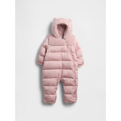 GAP Baby zateplená kombinéza Lightweight Růžová – Zboží Dáma