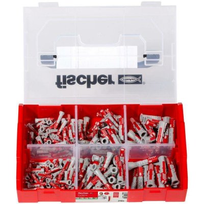 FISCHER DUOPOWER FixTainer sada hmoždinek 6,8,10mm, 210ks, 536161 – Sleviste.cz