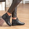 Dámské kotníkové boty Blancheporte kotníkové pohodlné boty černá