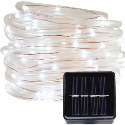 SOLAR 101 10 Solární osvětlovací hadice čistá bílá 100LED 12 Metrů – Hledejceny.cz