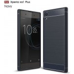 Pouzdro Fiber gelové Sony Xperia XA1 Plus - tmavěmodré – Sleviste.cz