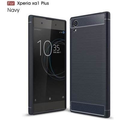 Pouzdro Fiber gelové Sony Xperia XA1 Plus - tmavěmodré – Sleviste.cz