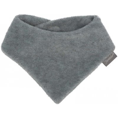 Sterntaler šátek na krk zimní šedý fleece – Zboží Dáma