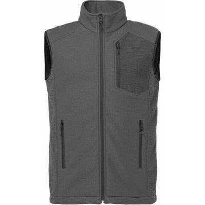 Willard EVIKON pánská fleecová vesta tmavě šedá – Zboží Dáma