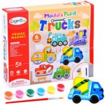 Color day Kreativní sada Vyrob si sám magnetky stavební stroje DIY – Hledejceny.cz