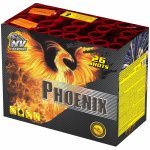 Phoenix kompaktní ohňostroj kompakt 26 ran 30 mm – Zboží Dáma