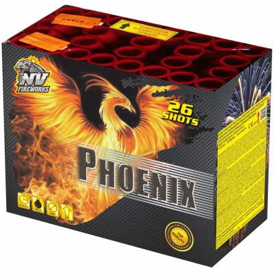Phoenix kompaktní ohňostroj kompakt 26 ran 30 mm – Zboží Dáma