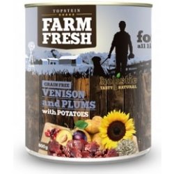 Topstein Farm Fresh Zvěřina se švestkou a sladkými bramborami 400 g