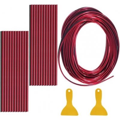 DaKuan 32 stop dlouhé ozdobné lišty do interiéru auta a 20 kusů ozdobných lišt do klimatizace, – Hledejceny.cz