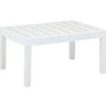 OMAXI 859972 Zahradní stolek bílý 78 x 55 x 38 cm plast – Hledejceny.cz