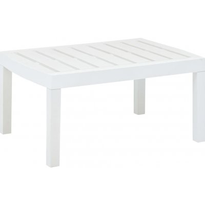 OMAXI 859972 Zahradní stolek bílý 78 x 55 x 38 cm plast – Hledejceny.cz
