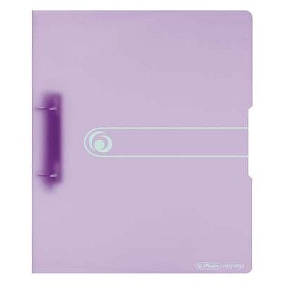 Herlitz Pořadač A4 fialový Easy Orga dvoukroužkový, transparentní 4 cm – Zboží Živě