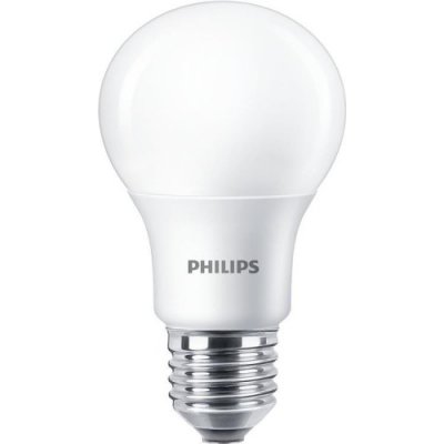 Philips LED žárovka E27 A60 8,5W 60W teplá bílá 2700K stmívatelná – Zboží Mobilmania
