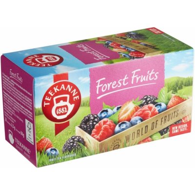 Teekanne Forest Fruits lesní plody ovocný čaj 20 x 2,5 g – Hledejceny.cz