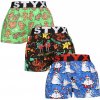 Dětské spodní prádlo Styx art 3pack dětské trenky sportovní guma (3BJ17134) vícebarevné