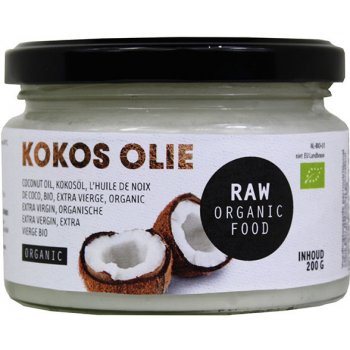 Organic Food Raw extra panenský kokosový olej Raw 200 g