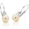 Náušnice Cutie Jewellery C2392-Ag Peach s perlou
