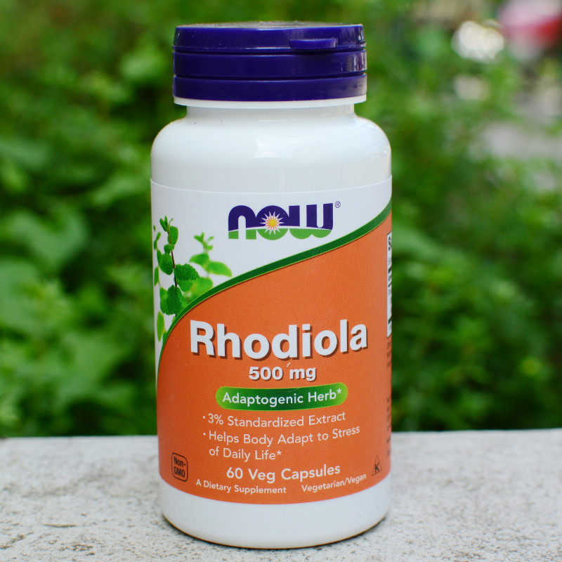 Now Foods Foods Rhodiola rosea Rozchodnice růžová 500 mg x 60 kapslí