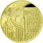 ČNB Zlatá mince 5000 Kč Město Plzeň 2026 Proof 1/2 oz – Sleviste.cz