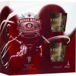 Chivas Regal 12 let 0,7 l (dárkové balení 2 sklenice) – Hledejceny.cz