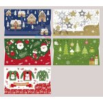 Obálka na peníze 157x90 mm - vánoční (mix) – Zboží Dáma Obálka na peníze 157x90 mm - vánoční (mix) – Zboží Dáma