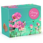 Selllot Krásný den žen Belgické čokoládové lanýže s náplní champagne Růžové květy 250 g – Zboží Mobilmania