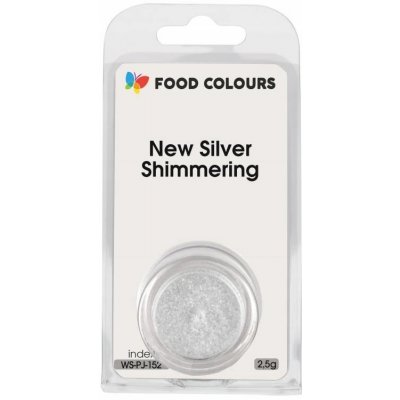 Food Colours New Silver Shimmering 2,5 g – Zbozi.Blesk.cz