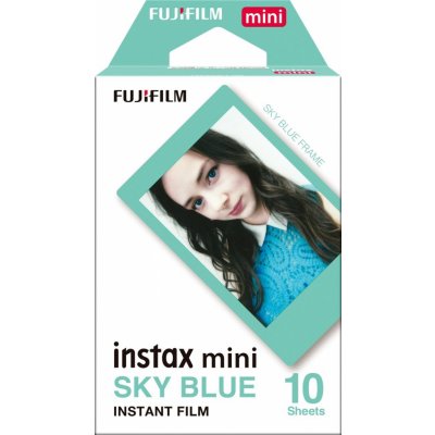 Fujifilm Instax mini BLUE FRAME 10 fotografií