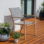 PATIO ocelová zahradní židle Helene 47557 Šedá – Hledejceny.cz
