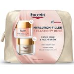 Eucerin Hyaluron-Filler + Elasticity Rosé denní krém 50 ml + noční krém 50 ml – Zboží Dáma