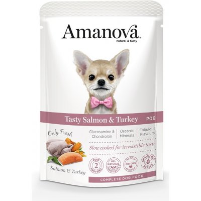 Amanova Dog Salmon Turkey GF 100 g – Sleviste.cz