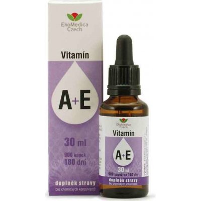 EkoMedica Vitamín A + E kapky 30 ml – Zboží Mobilmania