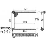 Výměník tepla, vnitřní vytápění HART 631 067 | Zboží Auto