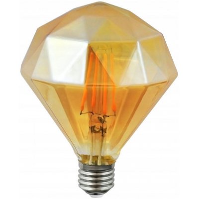 POLLUX LED žárovka Z110 EDISON AMBER E27 4W 450Lm teplá bílá 2700K – Zboží Mobilmania