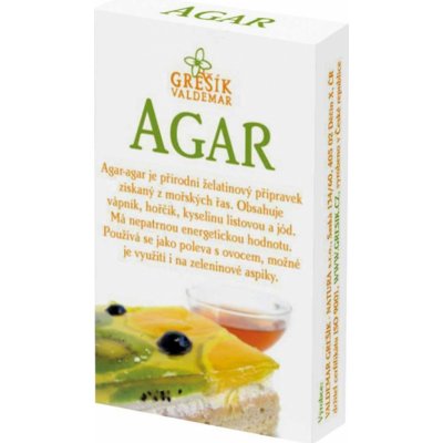 Valdemar Grešík Natura Agar 20 g – Zboží Dáma