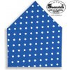 Šátek Soonrich bavlněný šátek puntíkovaný na modré bsp063