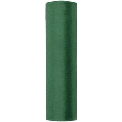 Partydeco organza 16 cm x 9 m smaragdově zelená – Zboží Mobilmania