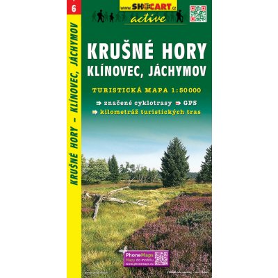 turistická mapa ST 06 Krušné hory Klínovec 1:50 000 – Hledejceny.cz